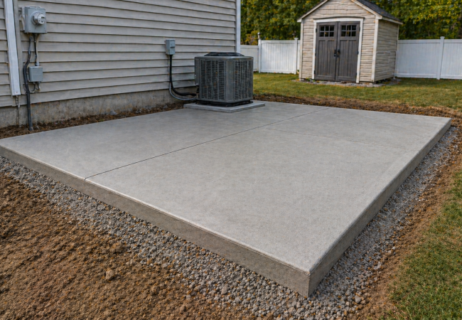 Concrete Pads & Slabs