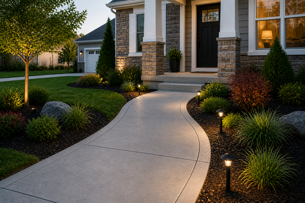 Safe Durable Sidewalks and Walkways for your Property